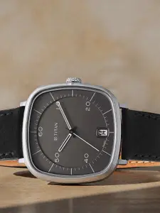 Titan Men Dial & Straps Analogue Watch 1885SL02