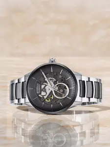 Titan Men Skeleton Dial & Bracelet Style Straps Analogue Automatic Motion Powered Watch