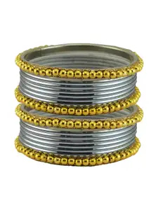 Vidhya Kangan Grey Stainless Steel Bangles