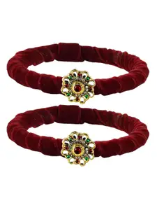 Vidhya Kangan Women Maroon Bangle