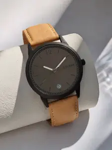 Titan Men Charcoal Grey Analogue Watch NM1806NL01