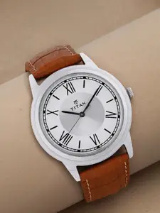 Titan Karishma Upgrades Men Silver Analogue watch NL1735SL01