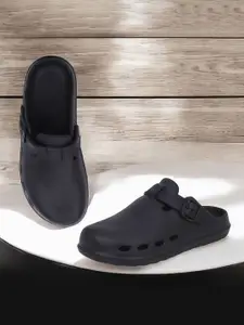 Pampy Angel Men Black Croslite Clogs