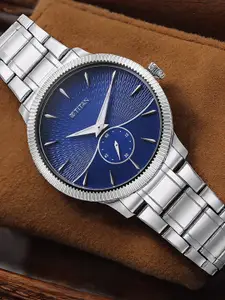 Titan Men Dial & Stainless Steel Bracelet Style Straps Analogue Watch-1828SM02