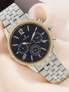 Titan Workwear Men Blue Analogue watch NL1734KM01