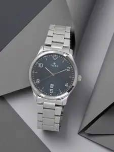Titan Men Blue Analogue Watch