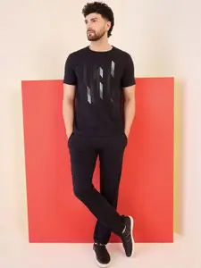 Sweet Dreams Men Printed T-shirt & Trousers Pure Cotton Co-Ords Set