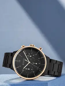 Titan Men Dial & Stainless Steel Bracelet Style Straps Analogue Watch 90102KM01