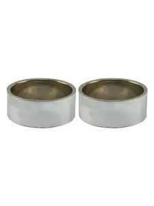 Vidhya Kangan White Stainless Steel Bangles