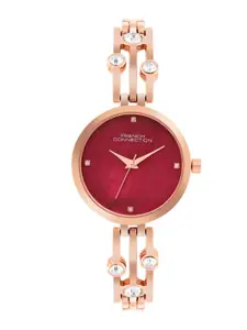 French Connection Women Round Dial Analogue Watch FCN073RGM