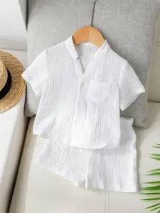 Moda Rapido Boys Shirt With Shorts