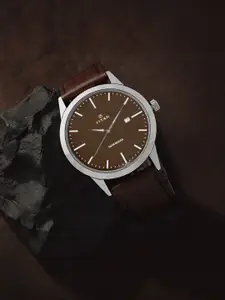 Titan Men Brown Dial Watch 1584SL04