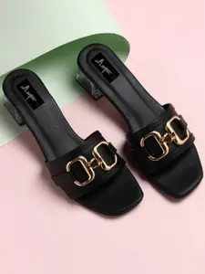 Looper Textured Block Sandals