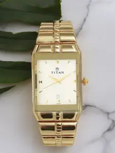 Titan Karishma Men White Analogue watch NL9151YM01