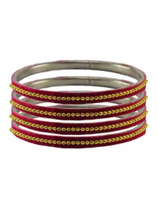 Vidhya Kangan Pink Brass Bangles