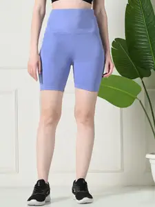 FITINC Women Skinny Fit High-Rise Yoga Sports Shorts