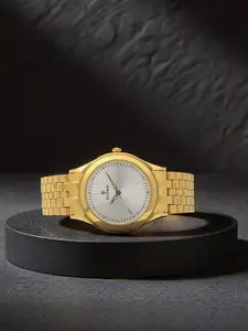 Titan Men Silver-Toned Dial Watch 1648YM01