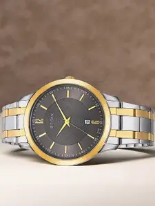 Titan Men Grey Analogue Watch