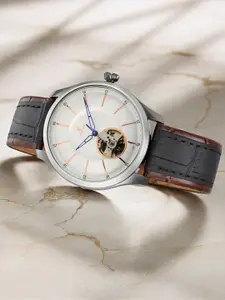 Titan Men White Analogue Watch 1796KL01F