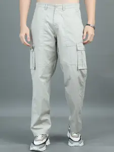 PAUL STREET Men Relaxed Fit Cargos Trousers