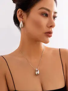 StyleCast Silver Silver-Plated Necklace