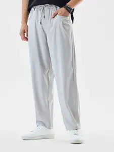 Snitch Men Straight Fit Easy Wash Comfortable Workwear Casual Formal Trousers