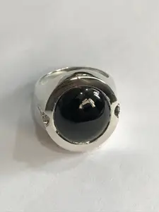 HIFLYER JEWELS 925 Sterling Silver Spinel Stone Studded Finger Ring