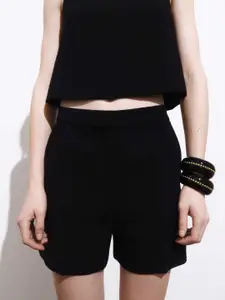 MANGO Women Straight Fit Shorts