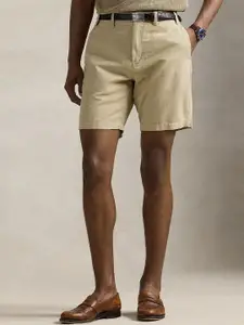 Polo Ralph Lauren Men Solid Classic Fit Mid Rise Shorts