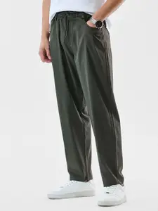 Snitch Men Mid-Rise Straight Fit Trouser