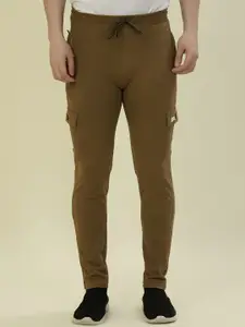 Albion By CnM Men Pure Cotton Mid-Rise Track Pants