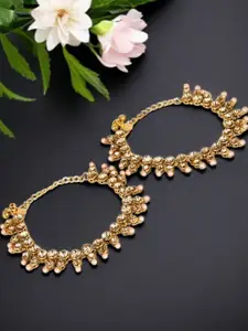 Bhana Fashion Gold-Plated Anklet