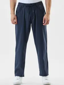Snitch Men Straight Fit Mid-Rise Regular Trousers