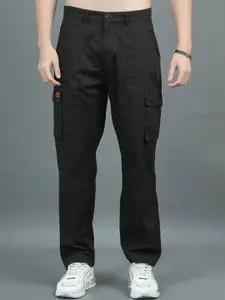 PAUL STREET Men Relaxed Cargos Trousers
