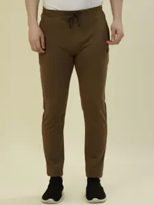 Albion By CnM Men Pure Cotton Mid-Rise Track Pants