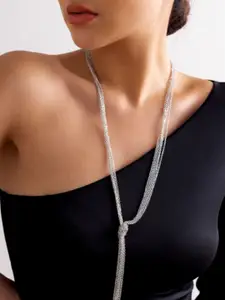 StyleCast Silver Silver-Plated Necklace