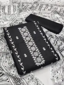 LADY SHOPI Embroidered Pure Cotton Unstitched Dress Material