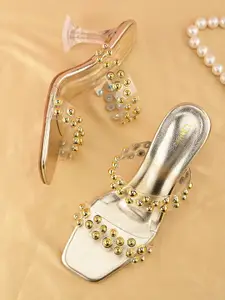 Lavie Women Embellished Party Slim Heeled Peep Toes