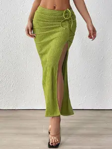 StyleCast Round Neck Top With Skirt Co-Ords