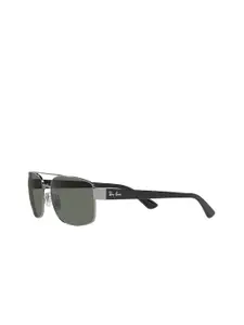 Ray-Ban Men Square Sunglasses with Polarised Lens 8056597625968