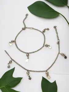Bhana Fashion Gold-Plated Anklet