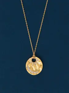 Accessorize Brass Gold-Plated Handcrafted Necklace