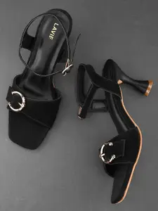 Lavie Women Slim Heeled Backstrap Sandals