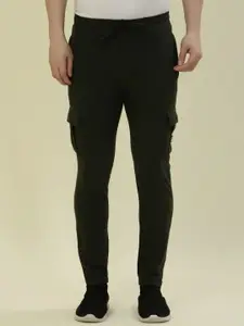 Albion By CnM Men Pure Cotton Mid-Rise Track Pants