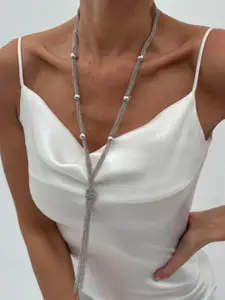 StyleCast Silver Silver-Plated Necklace