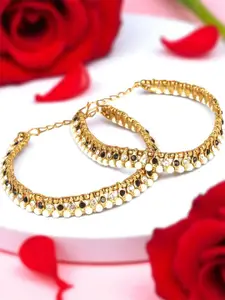 Bhana Fashion Gold-Plated Anklet
