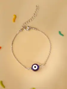 GIVA Silver-Plated Artificial Stones Anklet