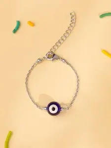 GIVA Rhodium-Plated Anklet