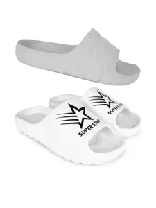 Pampy Angel Men Set of 2 Printed Rubber Sliders