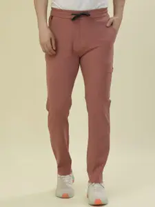 Albion By CnM Men Pure Cotton Mid-Rise Track Pants